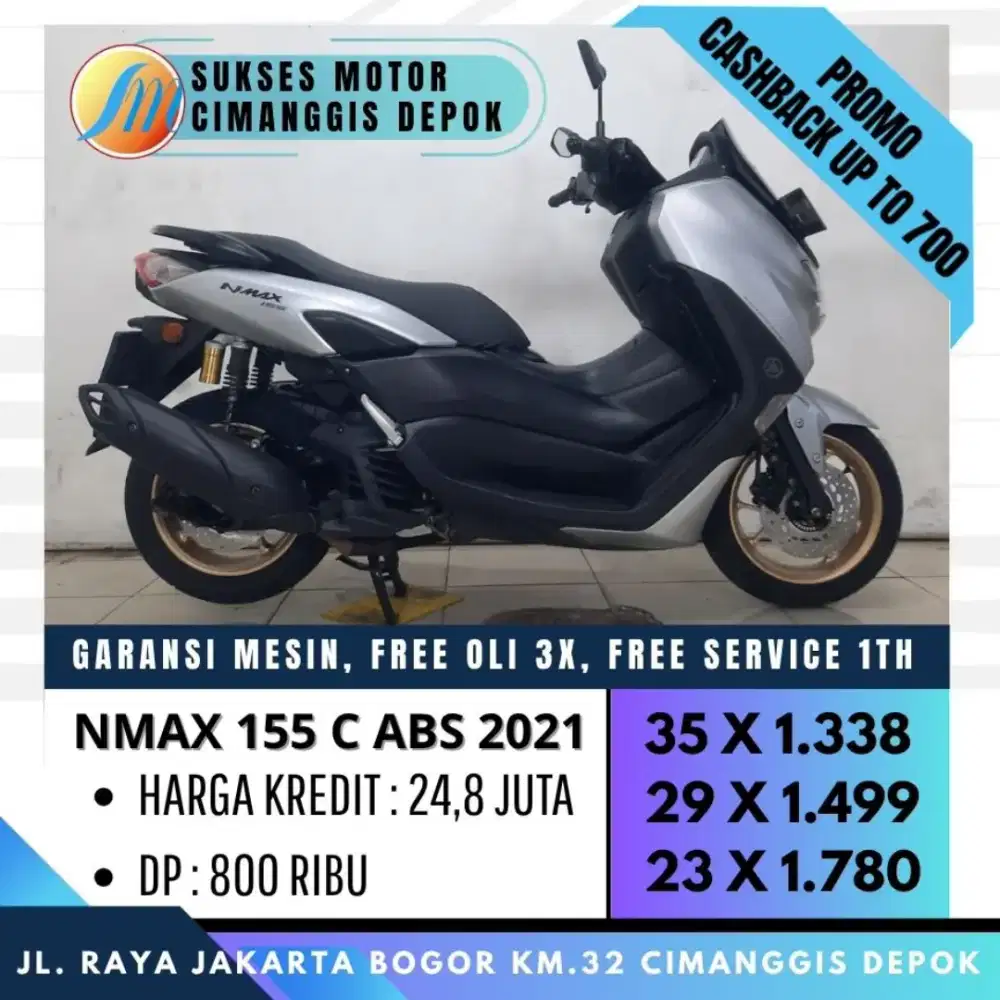 DP 800 NMAX 155 C ABS 2021 BISA KREDIT PAYLATER [SUKSES MOTOR]