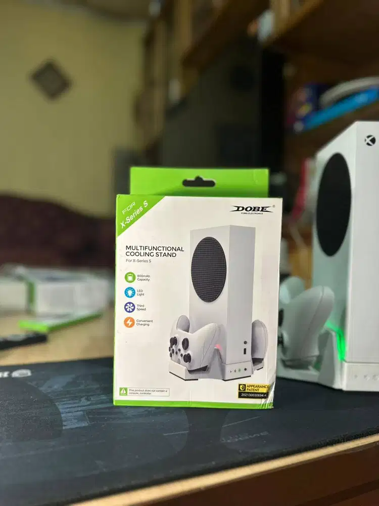 Dobe Multifunctional Cooling Fan Xbox Series S White | Stand Kipas
