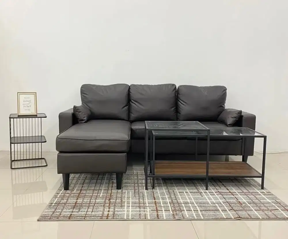 Sofa L leander kulit