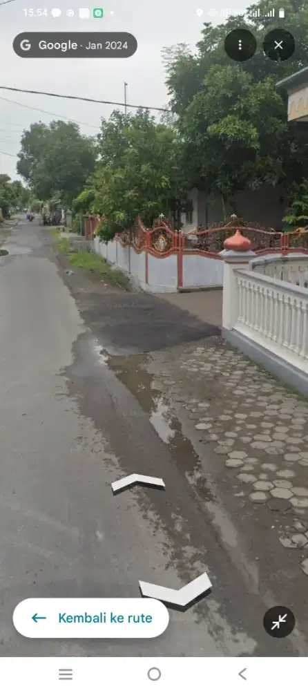 Rumah di jual dekat masjid pinggir jalan ramai jalur sekolah