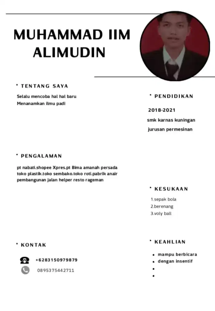 Cari pekerjaan apa saja