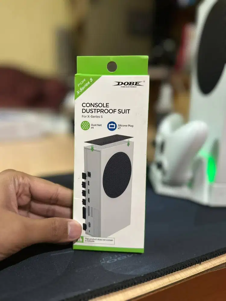 Dobe Dustproof Kit Protection Suit for Xbox Series S - Karet Anti Debu