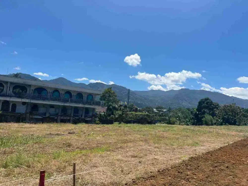 Tanah Puncak Dekat Jalan Raya Utama Best View potensial