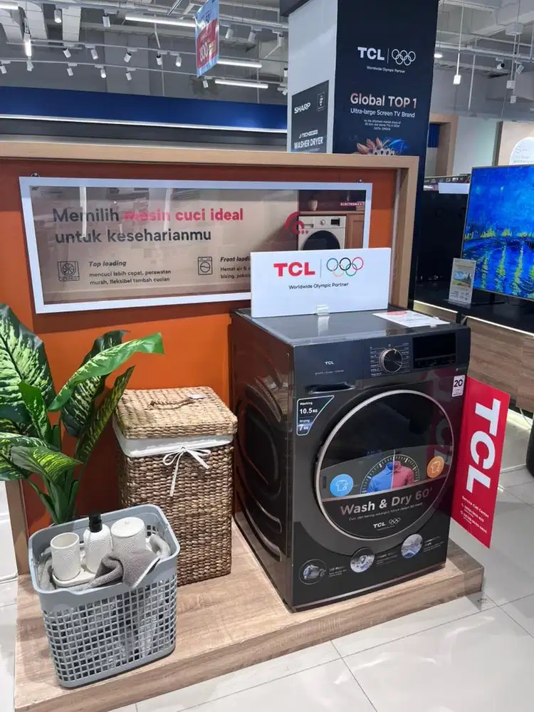 TCl Mesin Cuci Wash&Dry 10kg