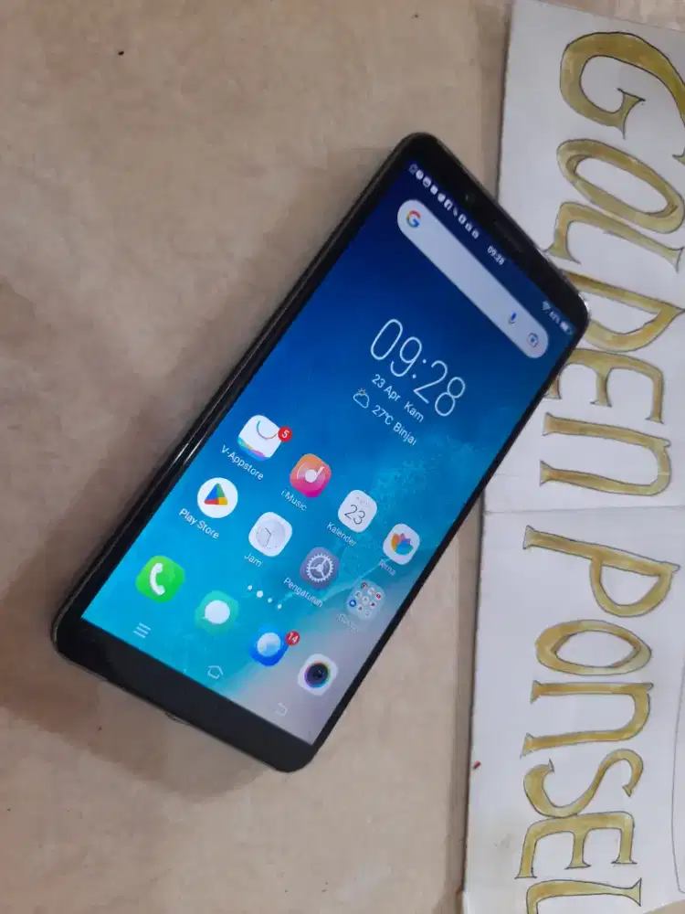 Vivo V7 ORI (Ram4gb/32Gb)#Golden Ponsel