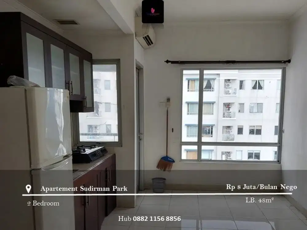 Disewakan Apartement Sudirman Park 2BR High Floor Full Furnished
