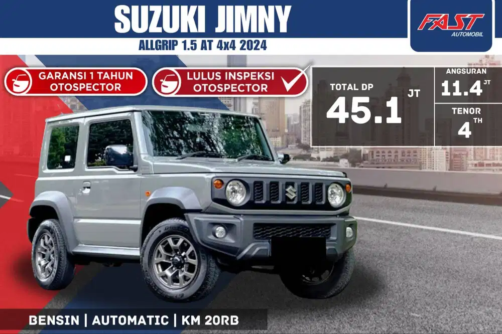 SUZUKI JIMNY 2024 ALLGRIP 1.5 AT 4×4 LOW KM.20RB & PAJAK PANJANG