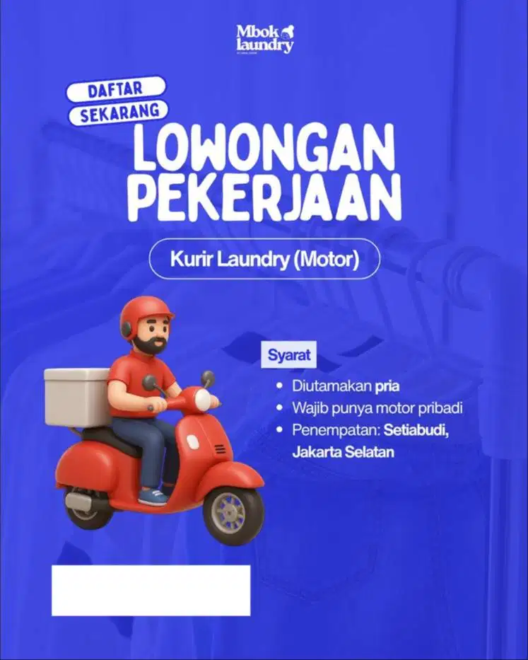 KURIR MOTOR LAUNDRY