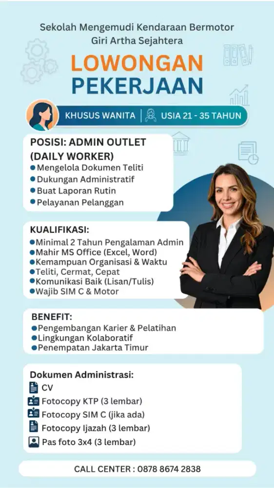 Admin Outlet Sekolah Mengemudi