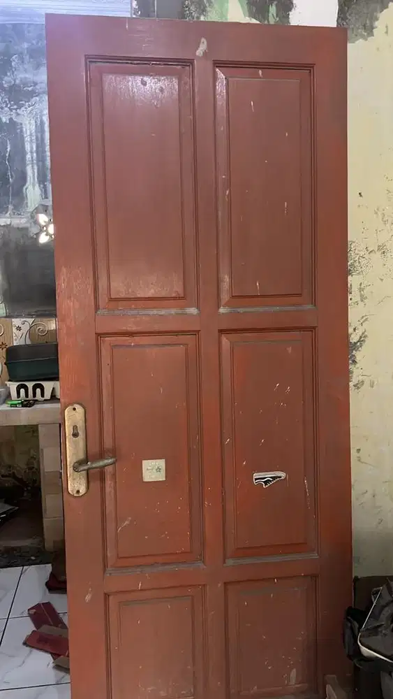 2 Pintu kayu ukuran 210