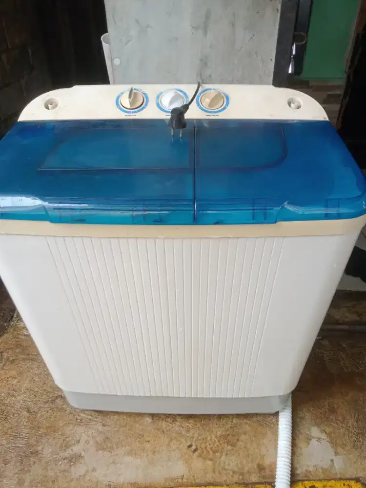 Jual mesin cuci 2 tabung normal semua