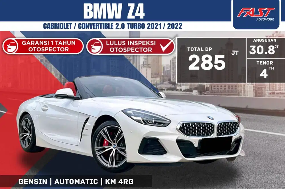 BMW Z4 2022 / 2021 2.0 TURBO CABRIOLET / CONVERTIBLE KM.4RB LIKE NEW