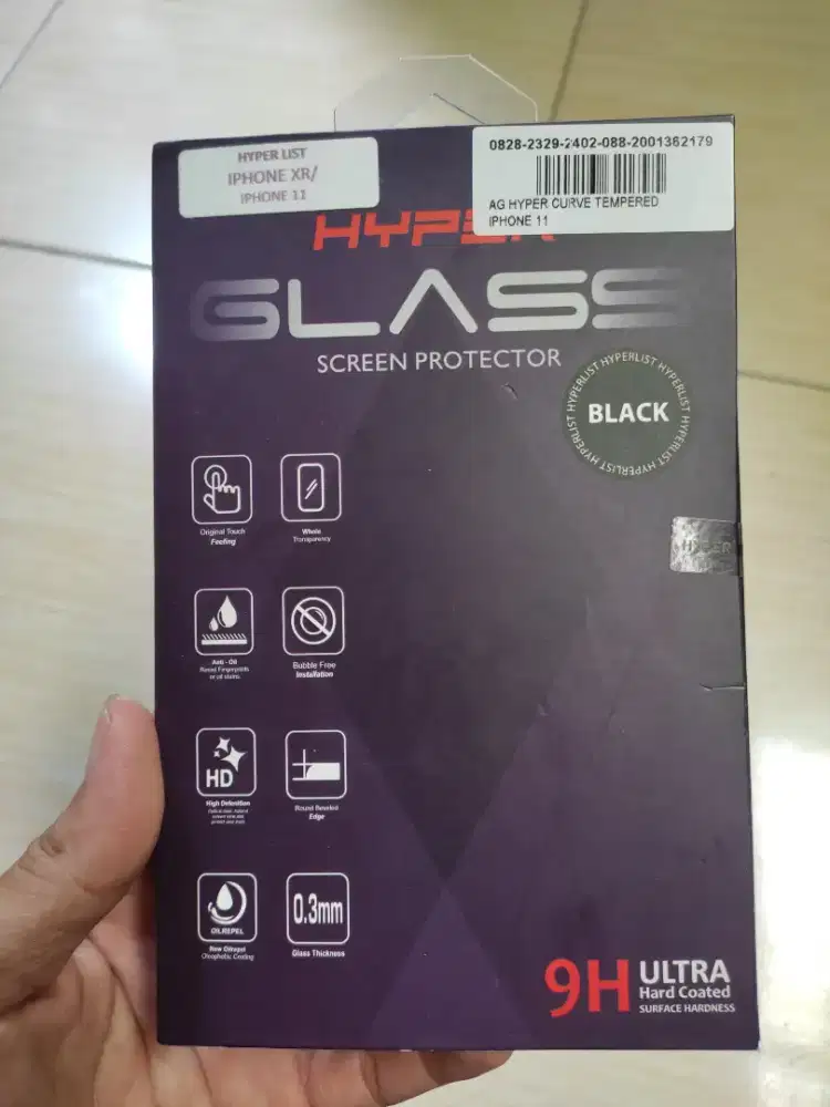 Anti gores hyper glass iphone xr/iphone 11