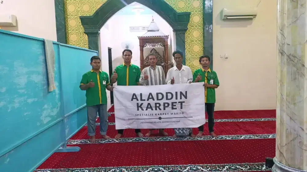 Jual Karpet Masjid Tipe Maulana (12 mm) | Free Pemasangan dan Kirim