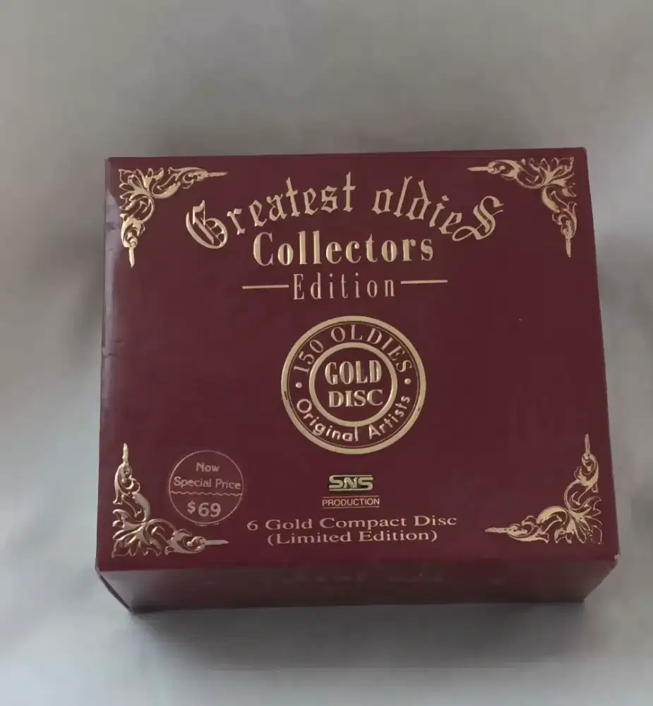 RARE] Box Set CD Greatest Oldies Collectors Edition Vol 1-6 + Buku