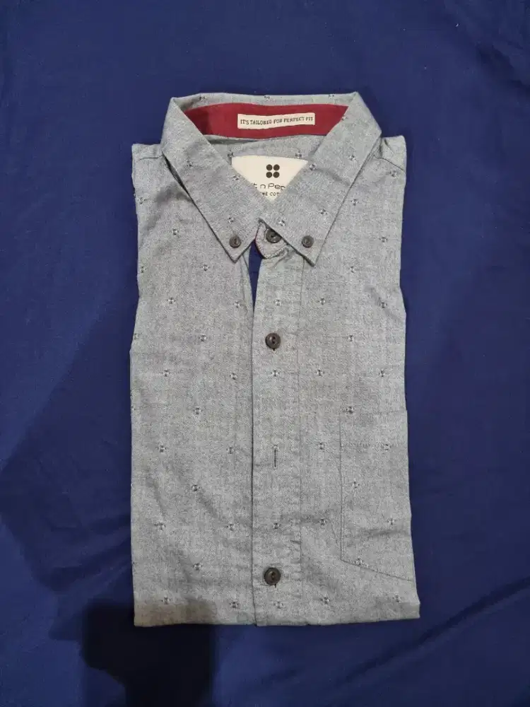 Kemeja Salt Pepper size XL ukuran 53x69