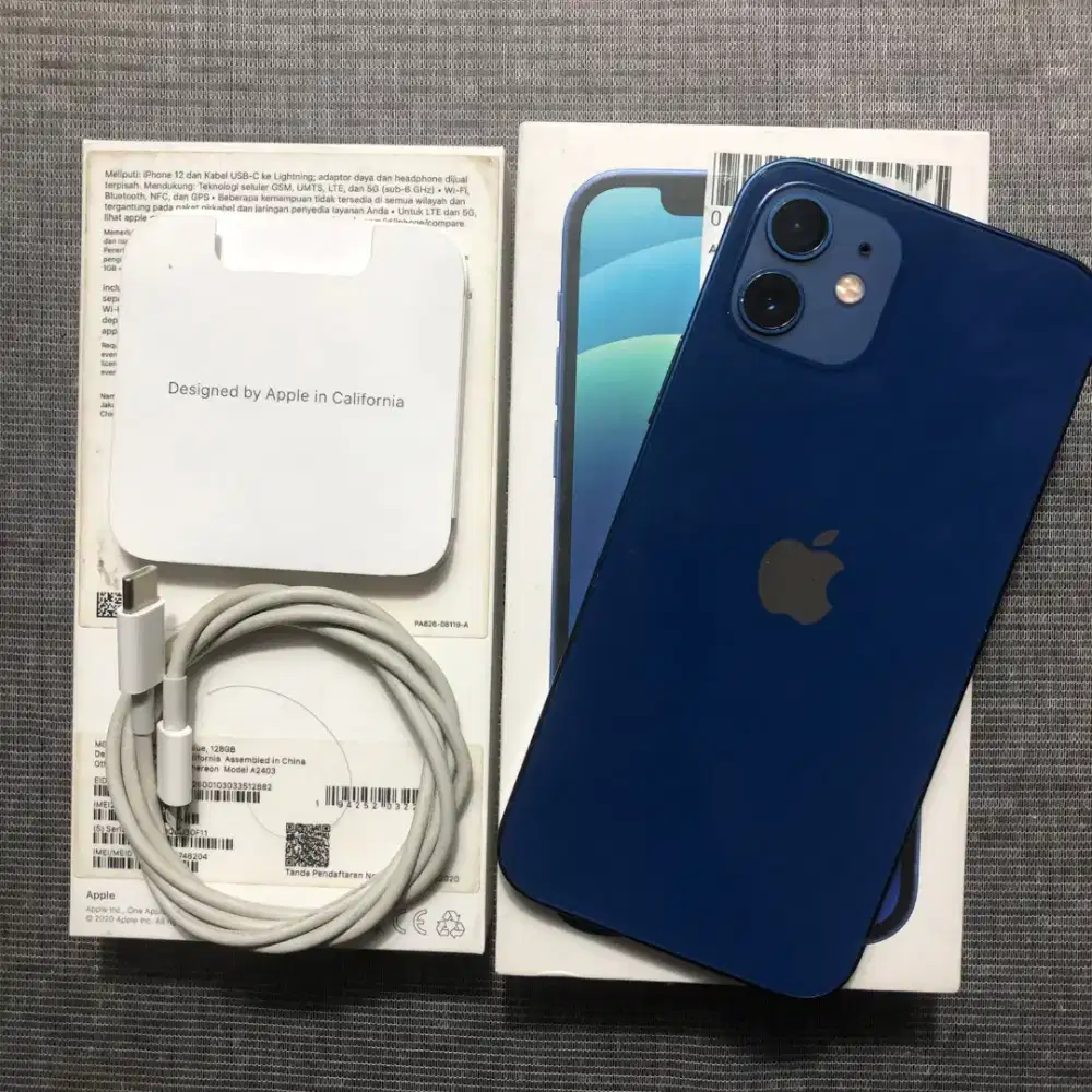iPhone 12 128gb Biru iBox