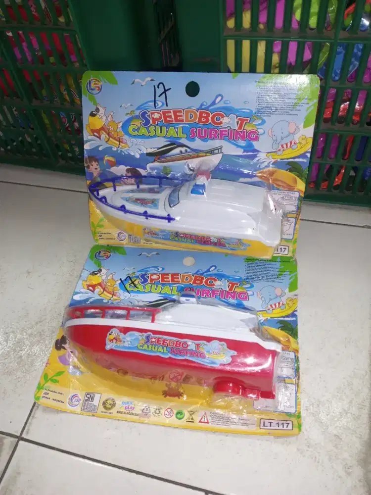 Mainan Anak Kapal Speedboat Baterai