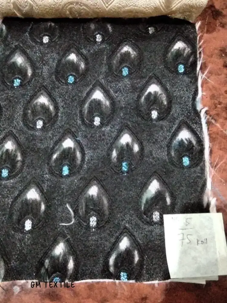 Kain katun rubiah bulu elang