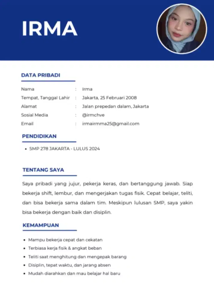 info lowongan pekerjaan