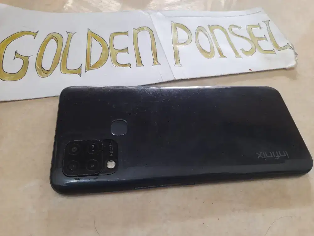 Infinix Hot10S ORI(128Gb/Ram 6Gb)#Golden Ponsel