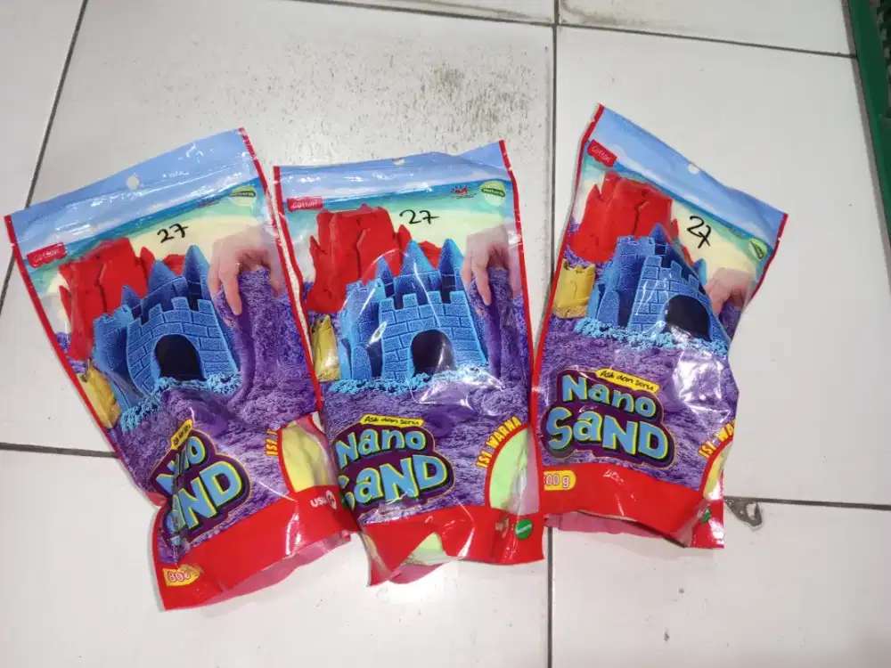 Mainan Anak Magic sand pasir ajaib 800gr