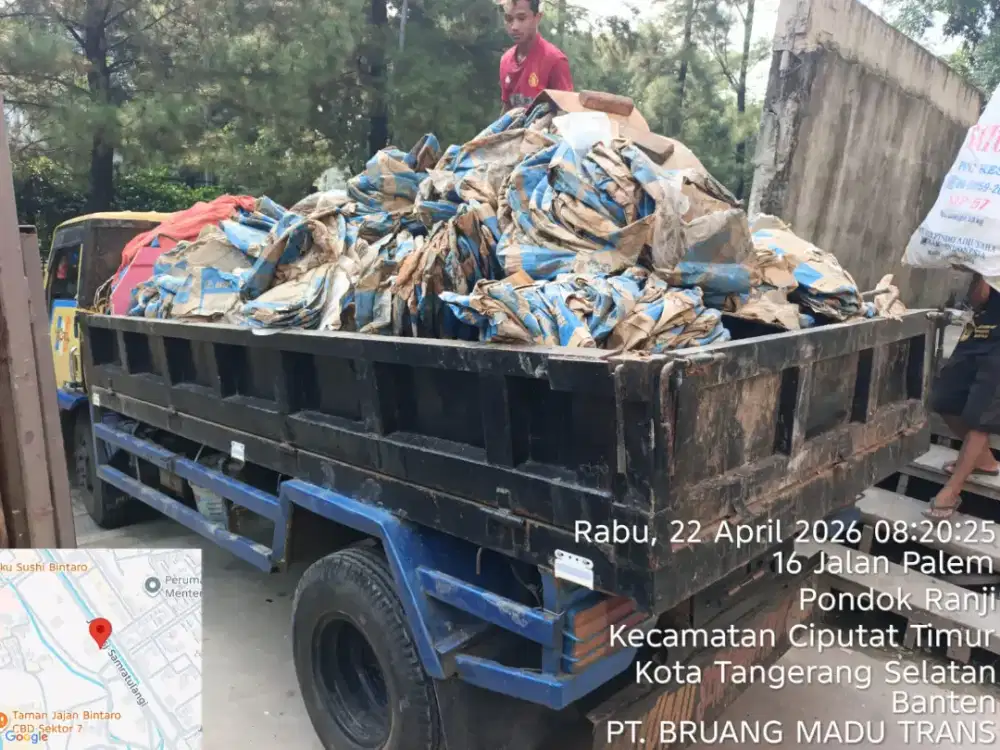 Jasa angkut puing dan sampah