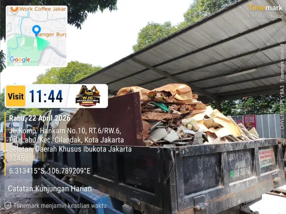 Jasa buang puing dan tanah urugan