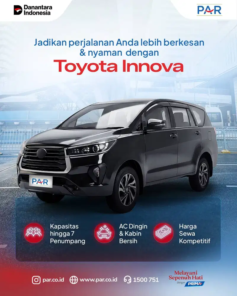 SEWA KENDARAAN ALL IN + DRIVER