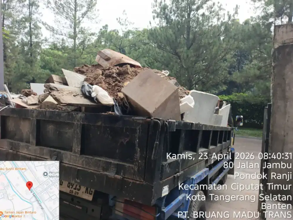Jasa angkut puing dan tanah proyek