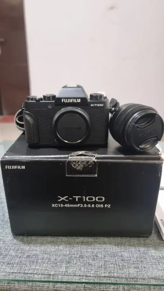 JUAL Kamera Mirrorless Fujifilm X-T100 Mulus