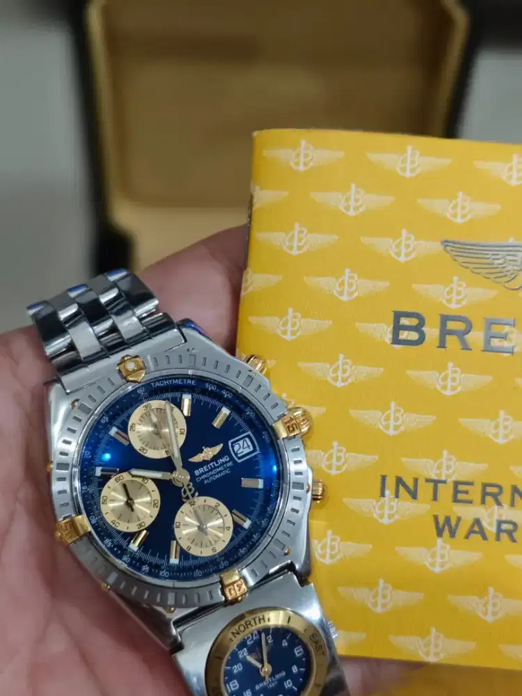 Breitling chronomat with utc module