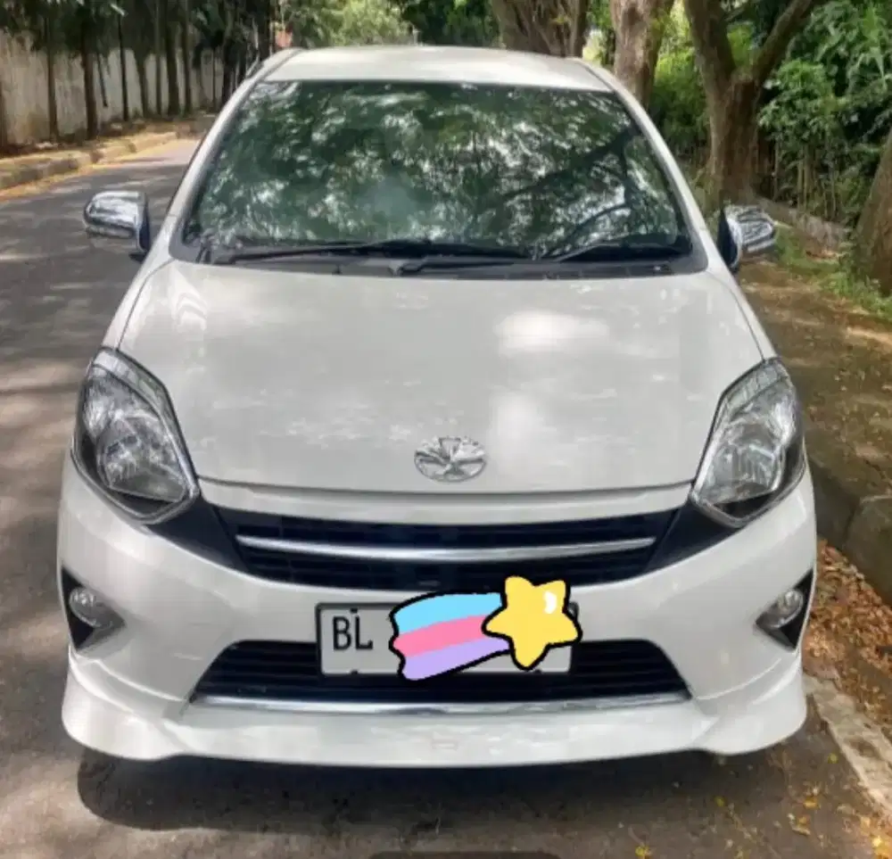 Dijual Agya 2016, Transmisi Manual, warna putih,  Pajak on,