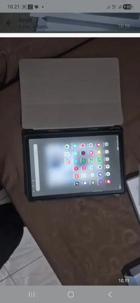 Dijual samsung Tab A11 plus 5G baru dipakai 1 minggu
