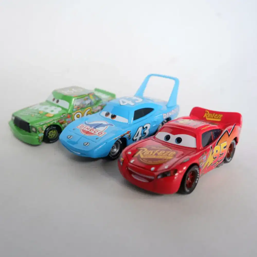Sepaket 3pcs Mainan anak cars toys bahan metal