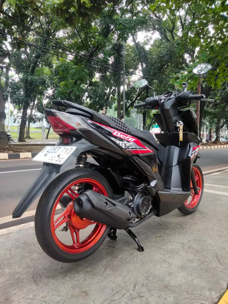 DIJUAL CASH HONDA BEAT ECO CBS FI THN 2018 PJK IDUP SIAP PAKAI