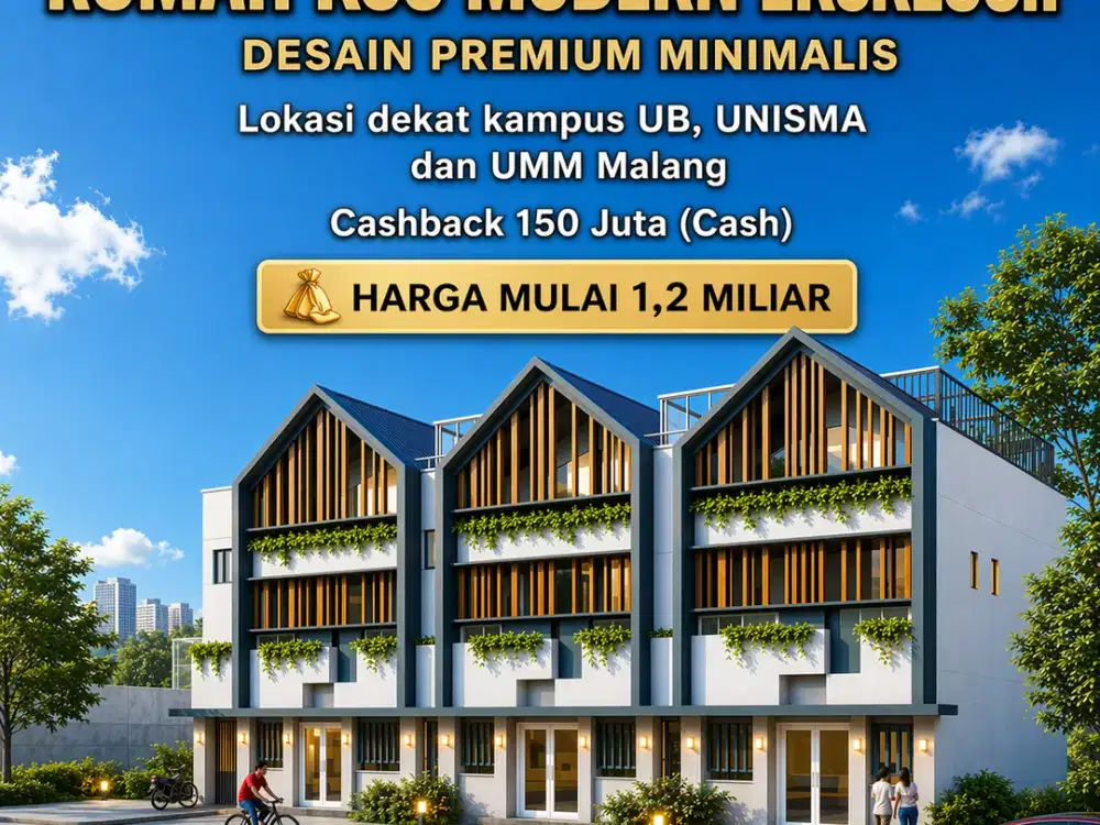 Rumah Kos Malang Premium Harga Terjangkau Dengan Jaminan Income 132jt/Tahun