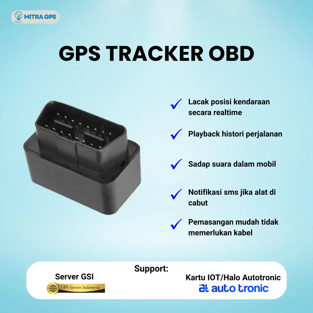 GPS PORTABLE OBD - GPS MINI UNTUK MOBIL