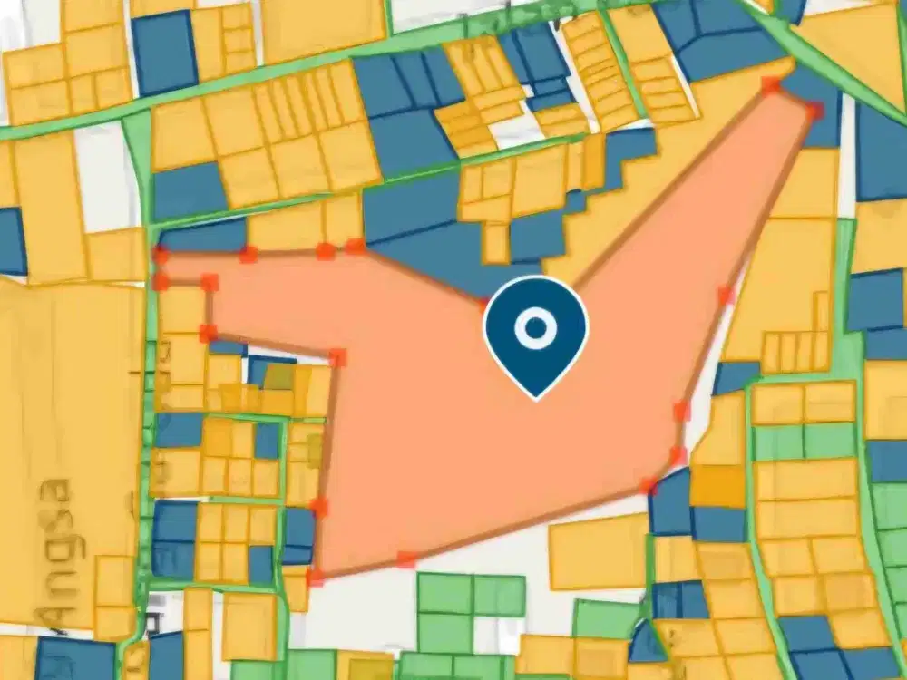 tanah 2 hektar dekat perum polri rajabasa