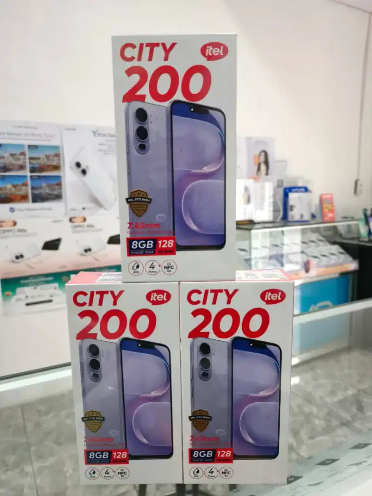 Itel City 200 4/128 New Garansi Resmi Promo Bandung