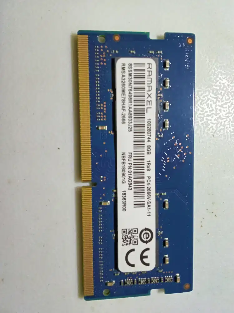 Memory ram ddr4 8gb Ramaxel