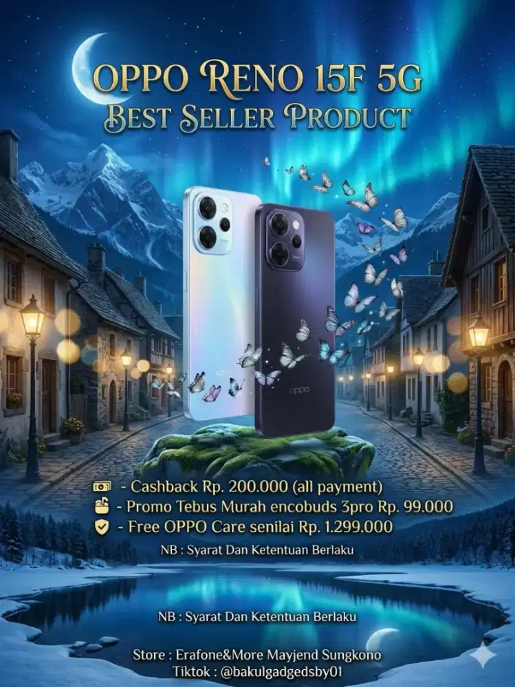 Ready OPPO RENO 15F SERIES cashback bank