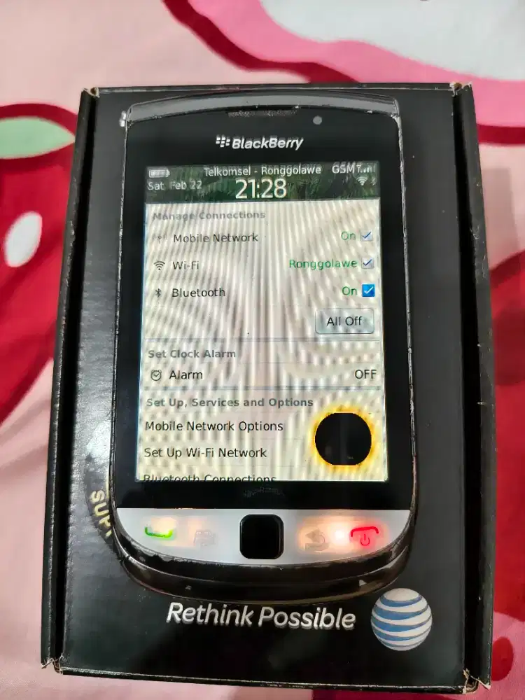 Blackberry Torch 9800 white