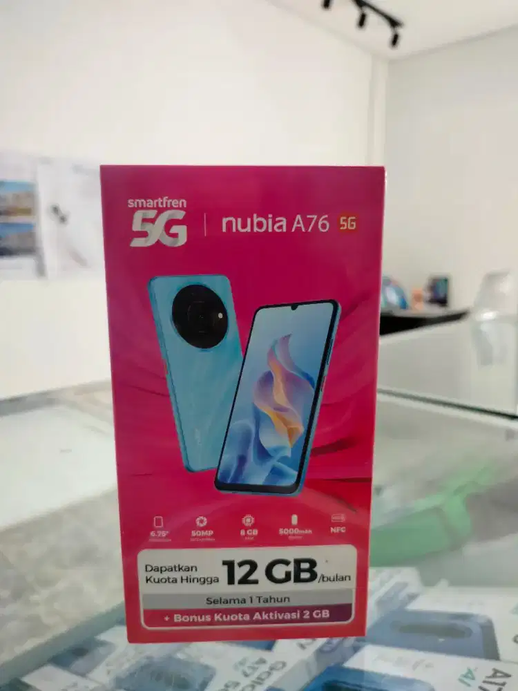 Nubia A76 5G 8/128 New Garansi Resmi Promo Bandung