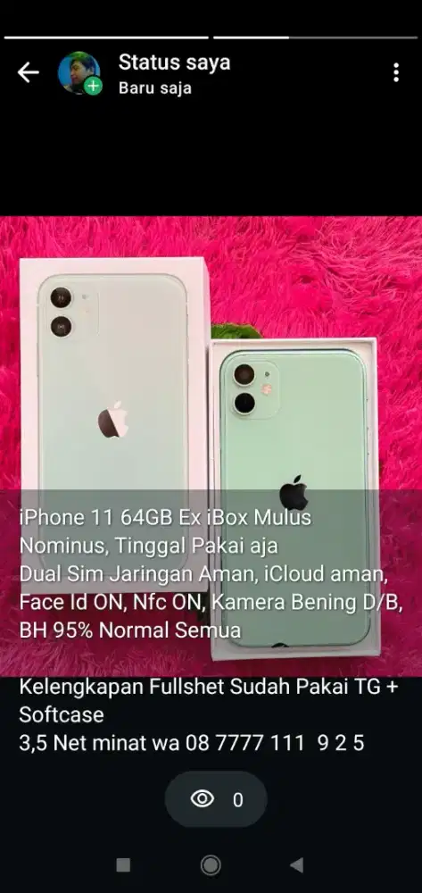 Harga Wifi Only iPhone 11 Terjangkau