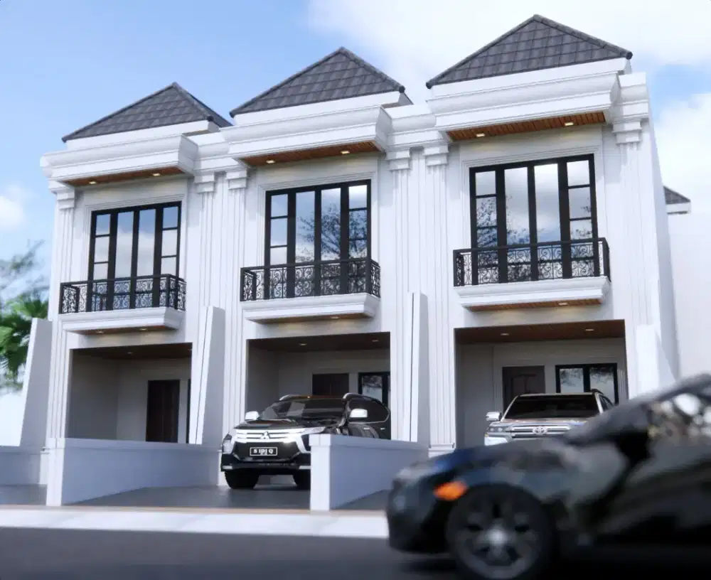 Dijual rumah baru 2 lantai 5 menit dr RS Antam jl pemuda rawamangun