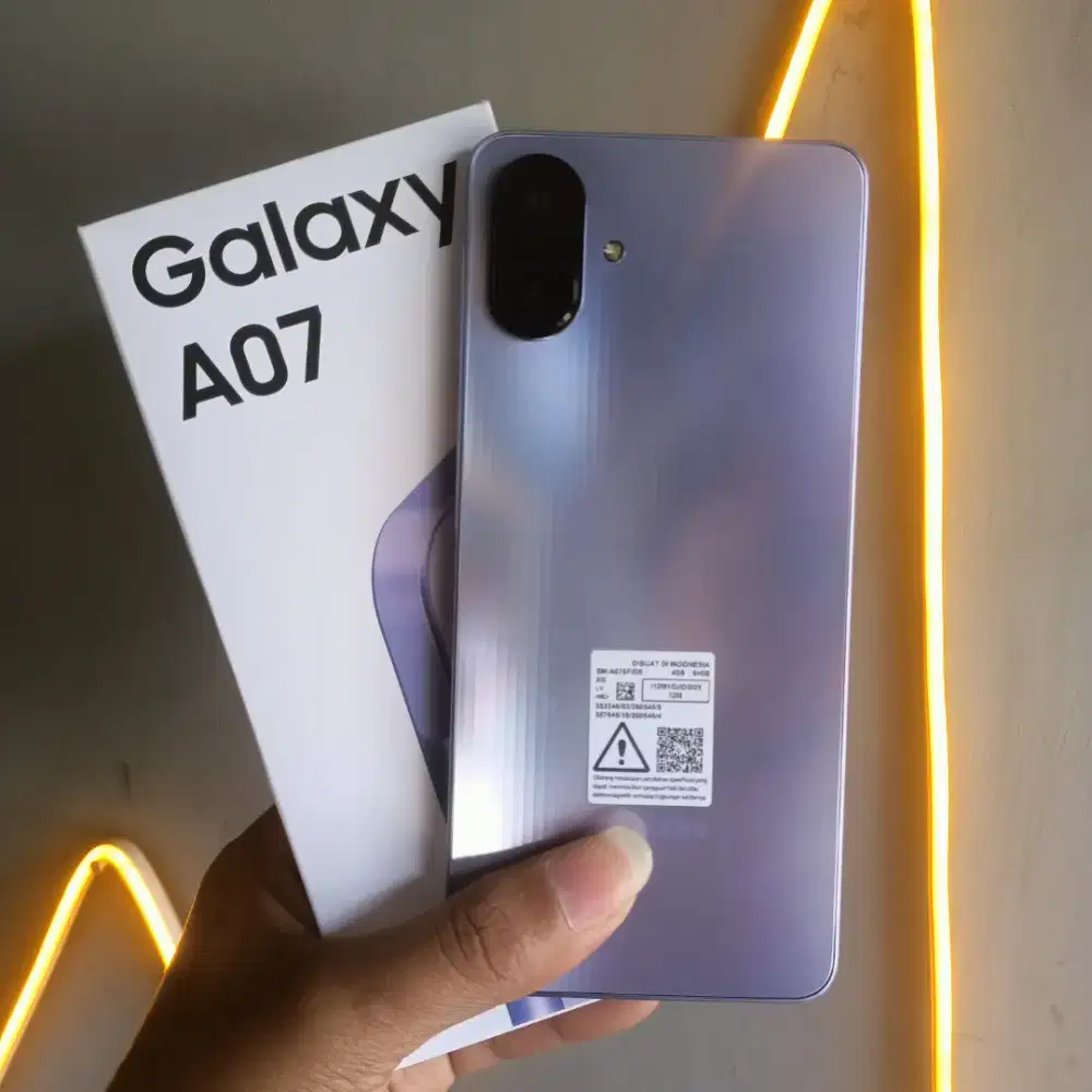 Samsung A07 Ram 4Gb + 4Gb Rom 64Gb, Minus Pemakaian Saja