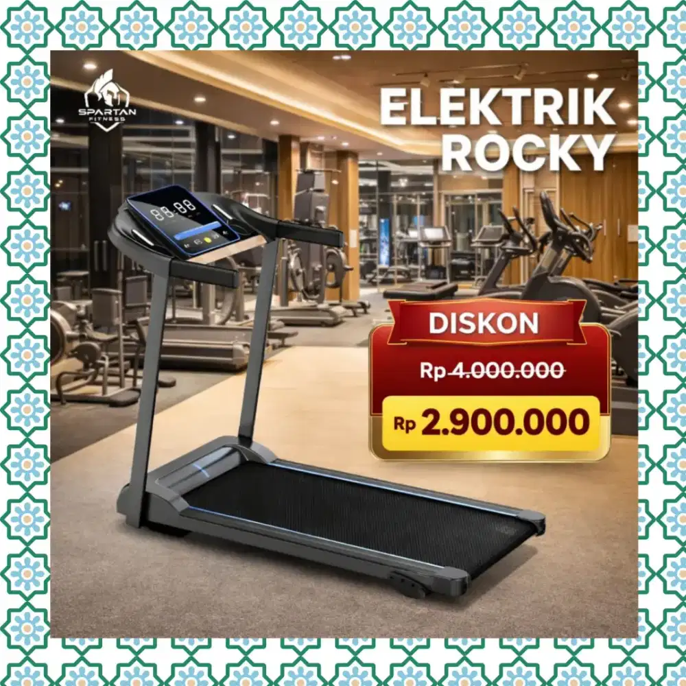 Treadmill Elektrik Legacy Elford // Alat Olahraga Fitness