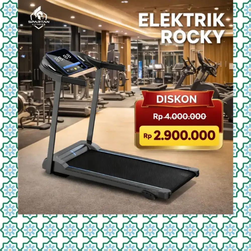 Treadmill Elektrik Legacy Elford // Alat Olahraga Fitness