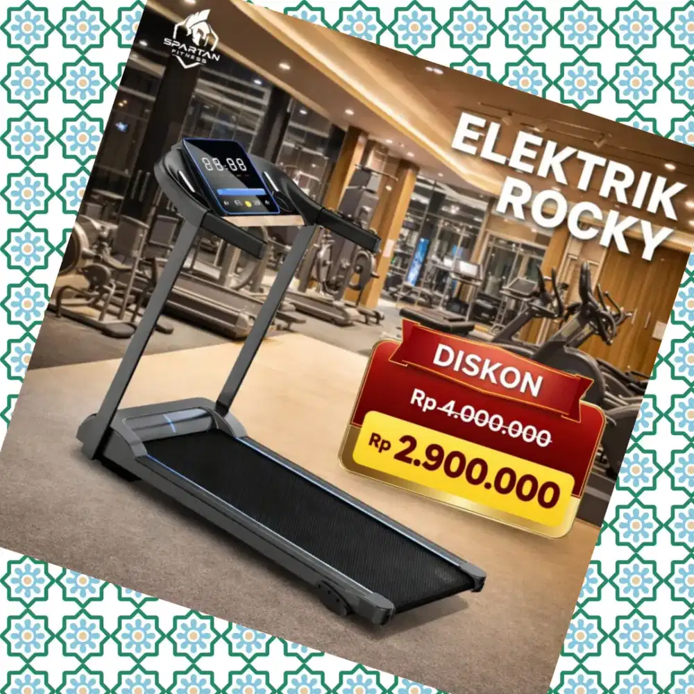 Treadmill Elektrik Legacy Elford // Alat Olahraga Fitness